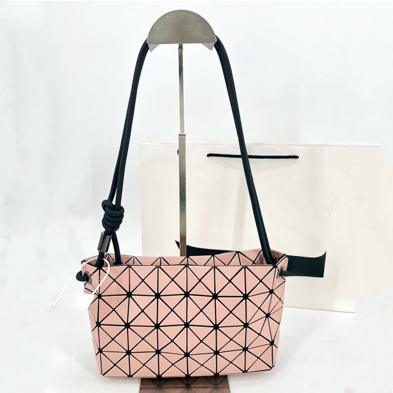 Women's Geometric Rhombus Single Life Box Shoulder Bags