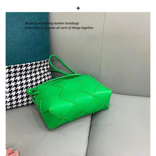 Classic Style Rhombus Portable Woven Box Bags