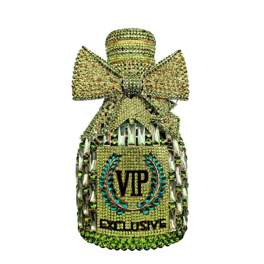 Women's Champagne Bottle Diamond Luxury Crystal Hand Bags