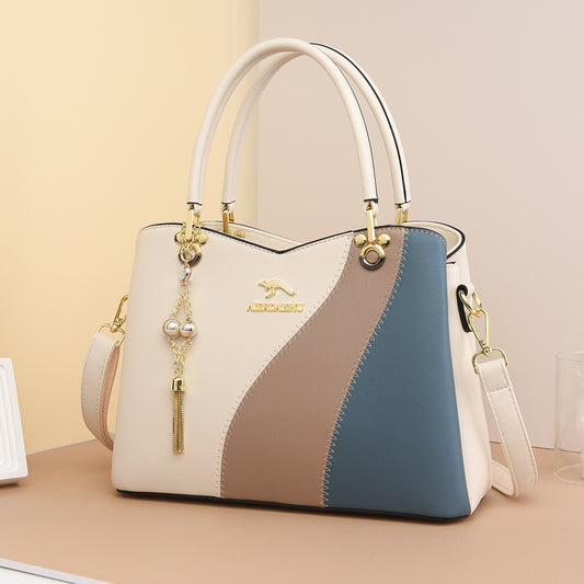 Women's Popular Mom Soft Leather Fashion Handbags