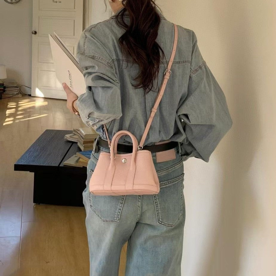 Women's First Layer Cowhide Mini High-grade Fashionable Handbags