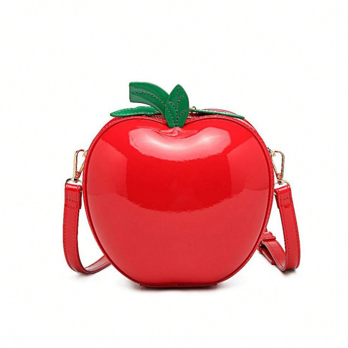 Women's Christmas Creative Shape Apple Lightweight Mobile Shoulder Bags