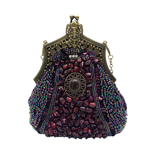 Women's Handmade Retro Republic Of China Style Bronze Evening Bags