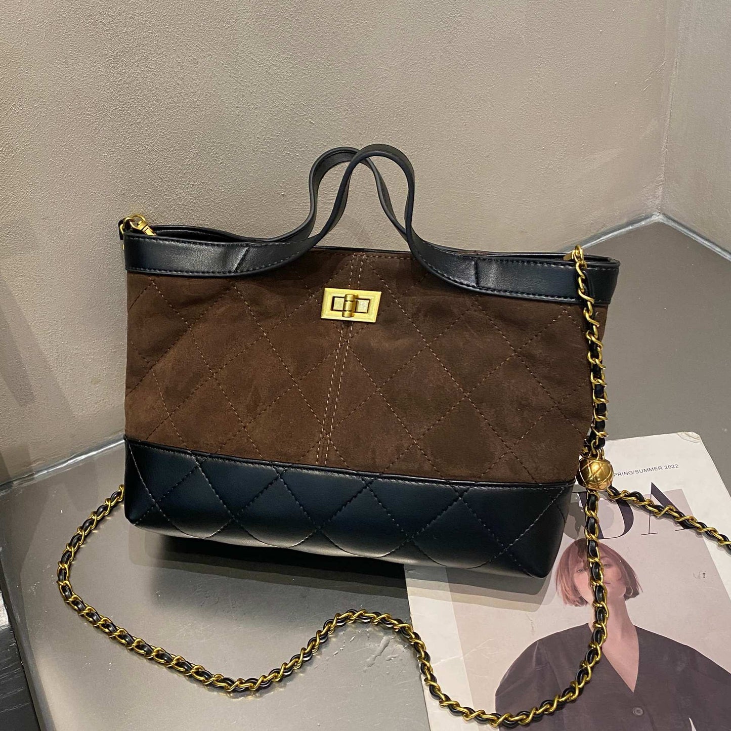 Beautiful Women's Fashion Simple Portable Chain Shoulder Bags