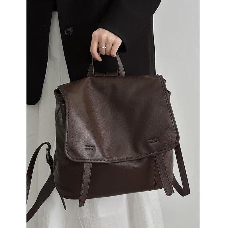 Durable Women's Minimalist Retro Large Capacity Backpacks