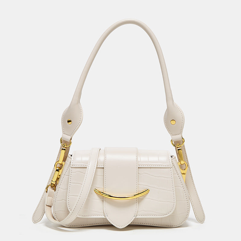 Women's Simple Niche Design Fashion Underarm Crocodile Shoulder Bags