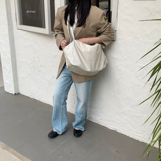 Korean Style Single Soft Leather Large Bags