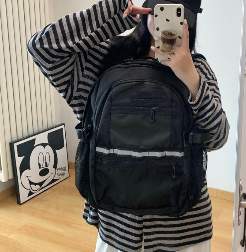 Women's & Men's & Flyer Junior Senior High Trendy Large Capacity Backpacks