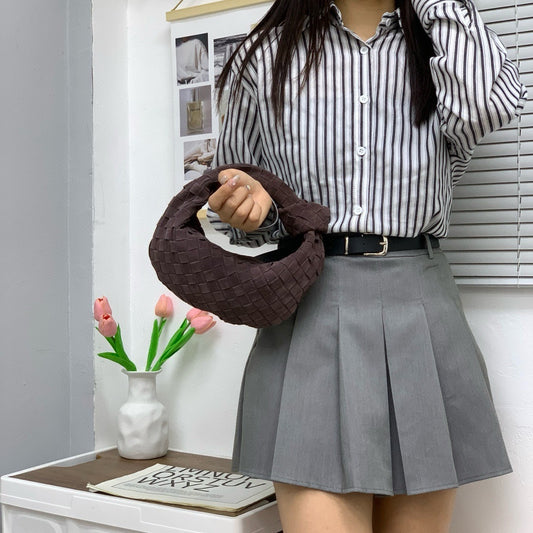 Women's Matte Leather Underarm Niche Texture Portable Bags