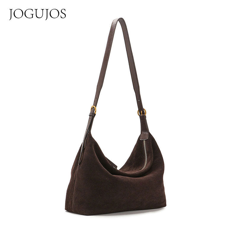 Attractive Women's High Sense Leather Underarm Crossbody Bags