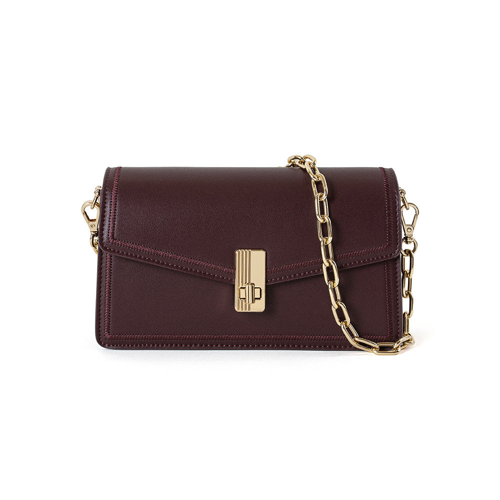 Women's Fashionable Commuter Light Luxury High-grade Leather Crossbody Bags