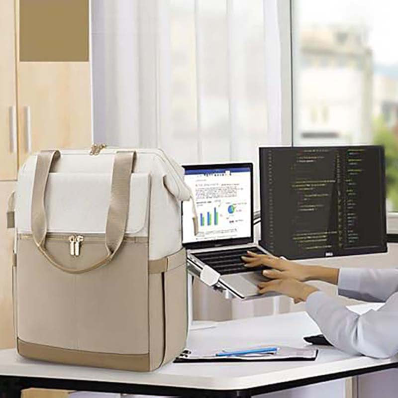 Classy Contrast Color Minimalist Large Capacity Backpacks