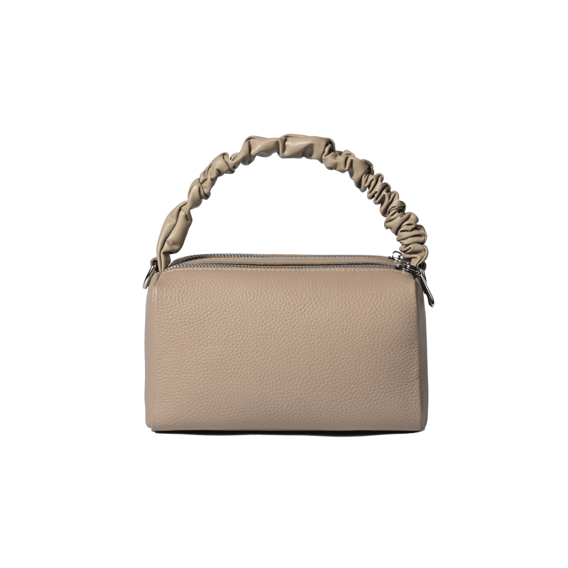Women's Genuine Leather First Layer Cowhide Trendy Double Crossbody Bags