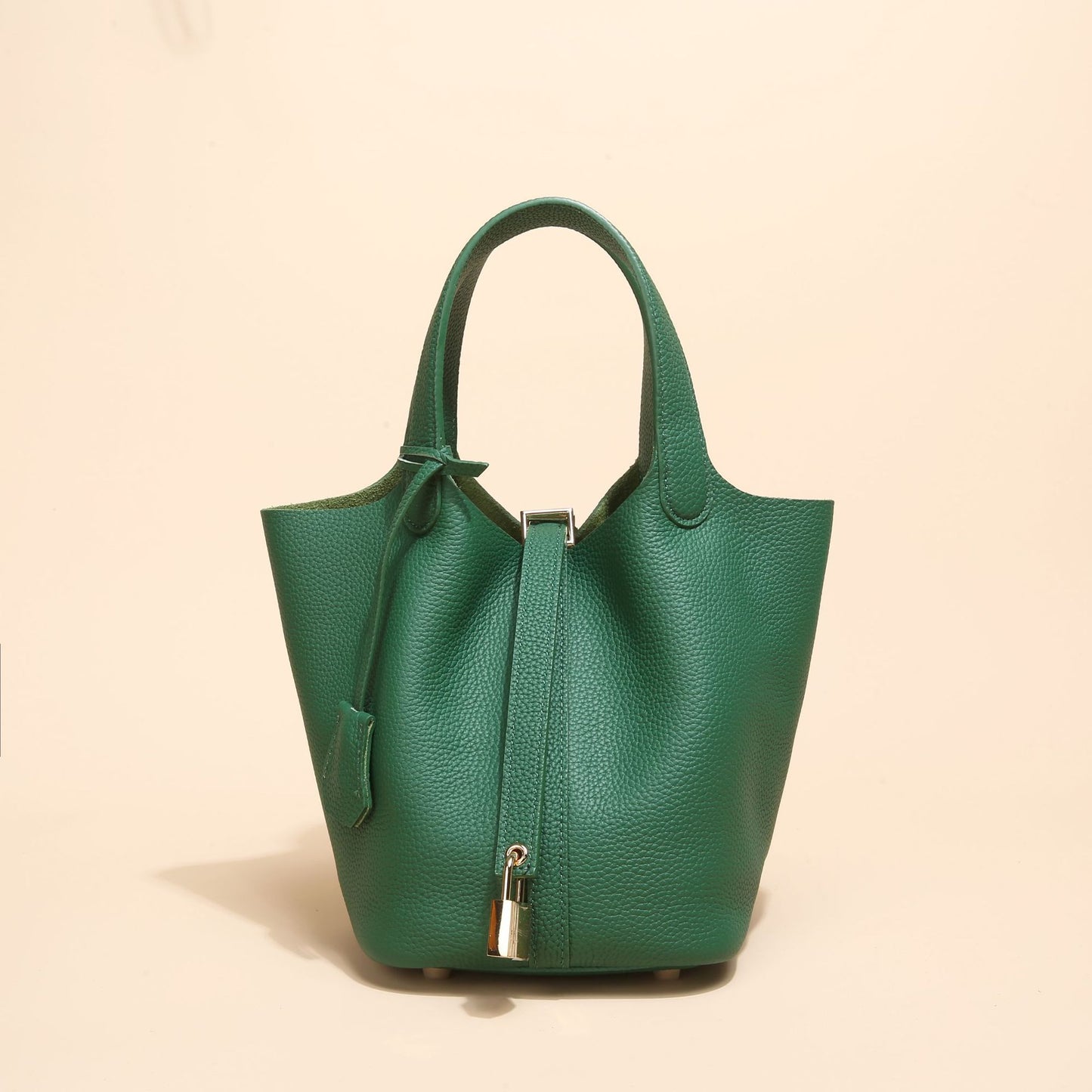 Women's Vegetable Basket Genuine Leather Large Capacity Handbags