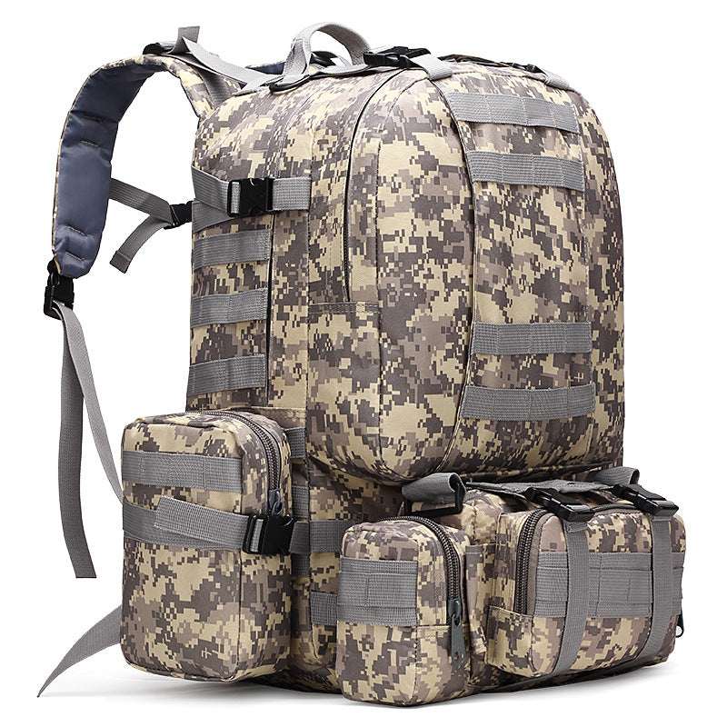 Women's & Men's & Camouflage Camping Large Capacity Combination Mountaineering Backpacks