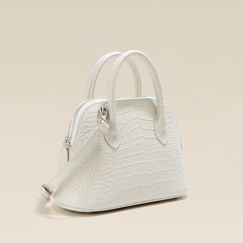 Women's First Layer Cowhide High-grade Crocodile Pattern Shoulder Bags