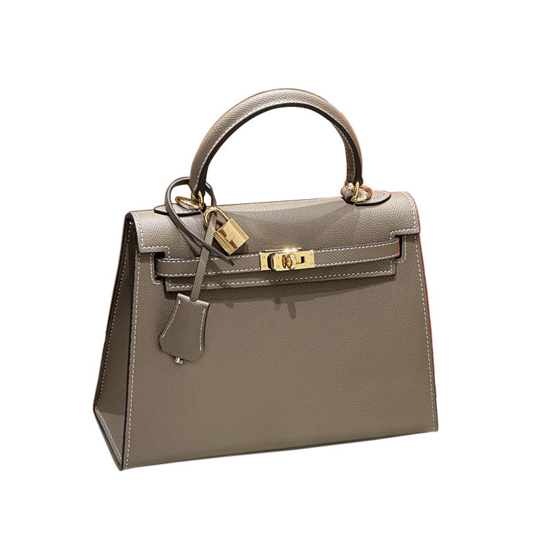 Women's Leather Kelly Cowhide Large Capacity Bags