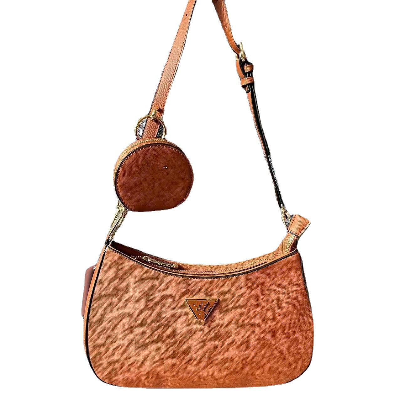 Women's Simple Style Selenodont Underarm Solid Color Shoulder Bags