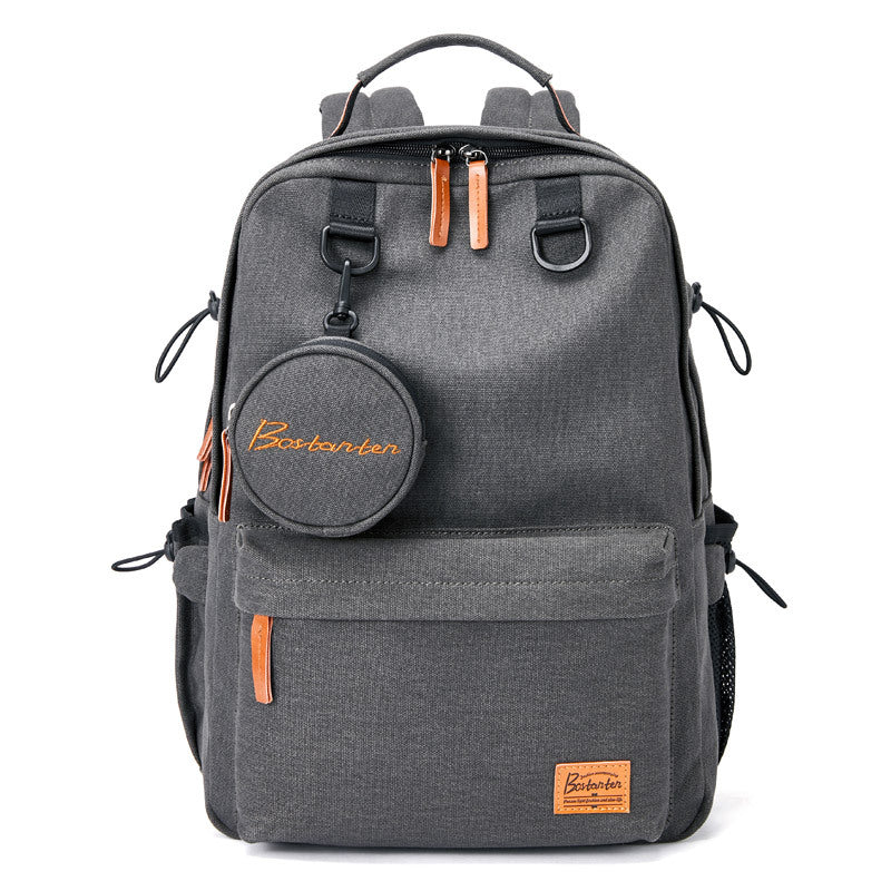 Men's Large Capacity Canvas Business Computer Backpacks