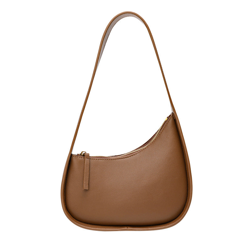 Women's Genuine Leather Summer Design Advanced Texture Armpit Bags