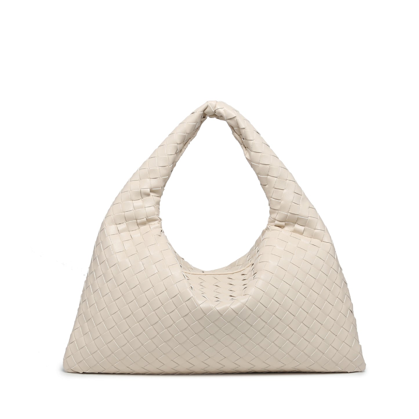 Women's Fashion Woven Large Capacity Portable Underarm Handbags