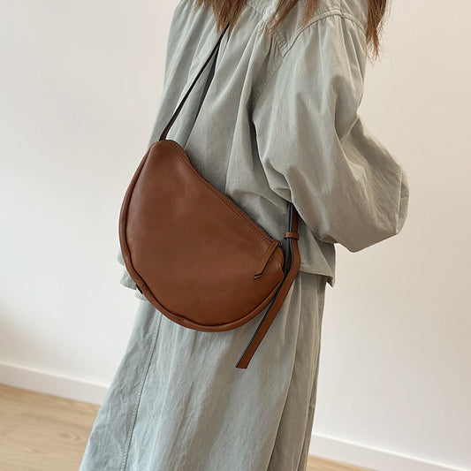 Leisure Leather Packet First Layer Simple Crossbody Bags