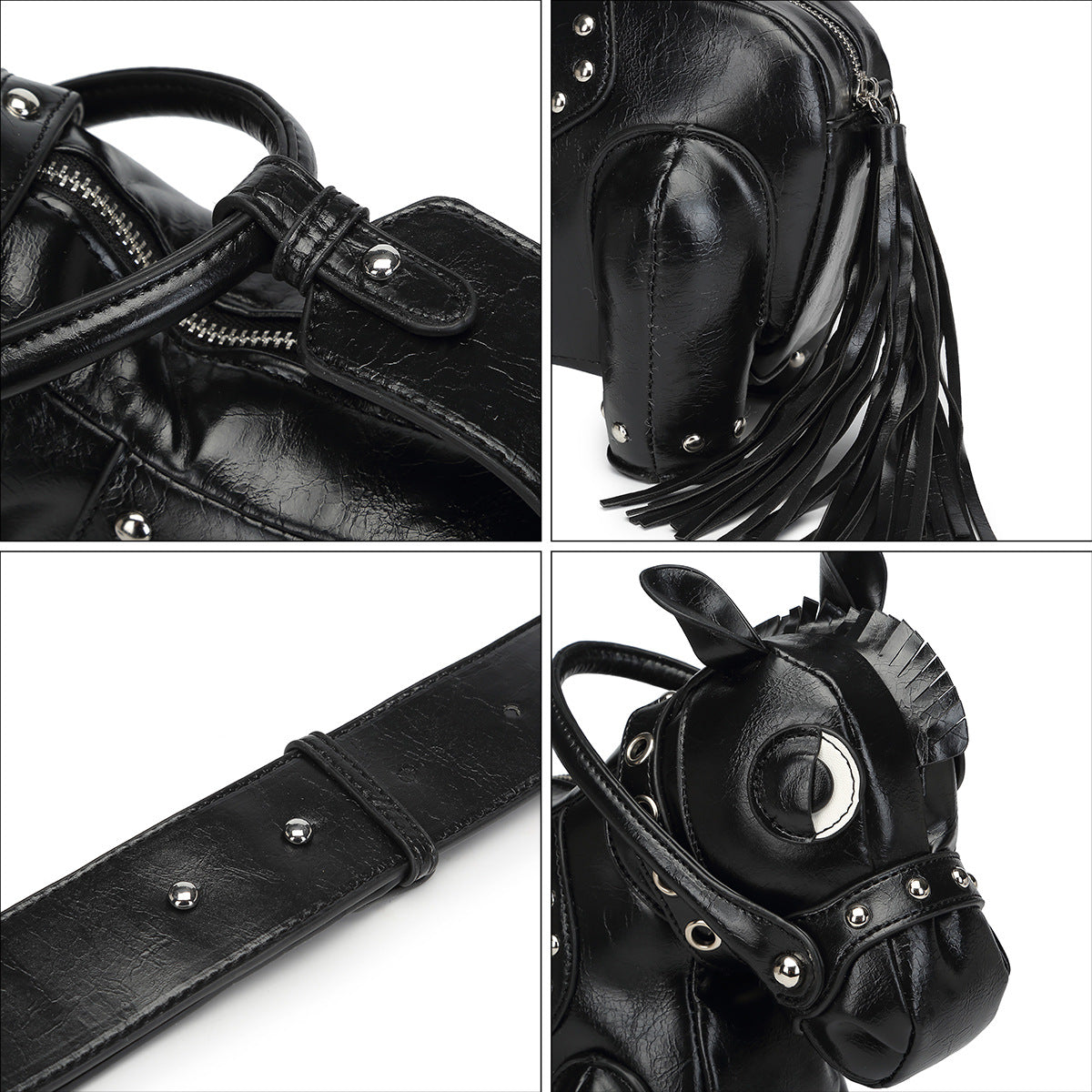 Sweet Cool Hot Style Personalized Creative Pony Crossbody Bags