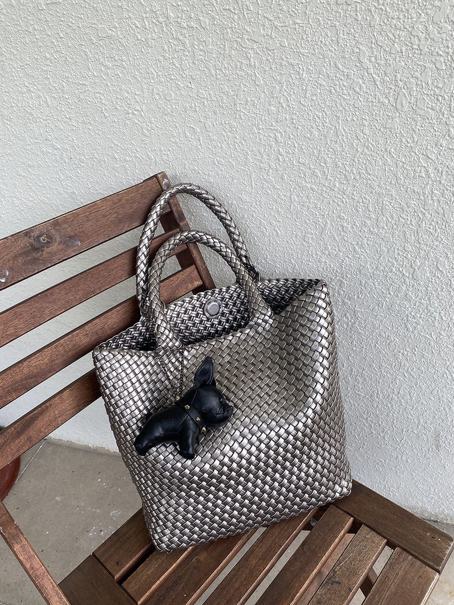 Women's High-grade Hand-woven Large Capacity Fashion Commuter Shoulder Bags