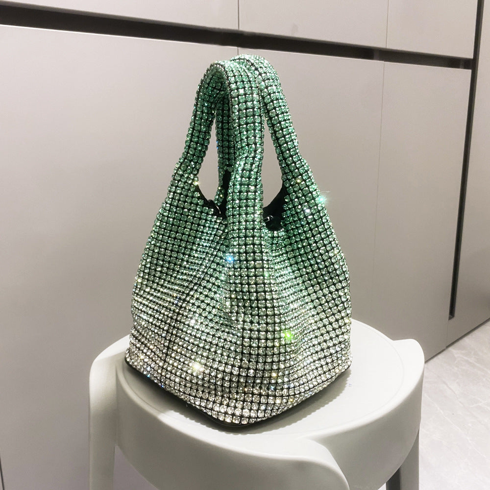 Women's Versatile Rhinestone Portable Chain Hand Shoulder Bags