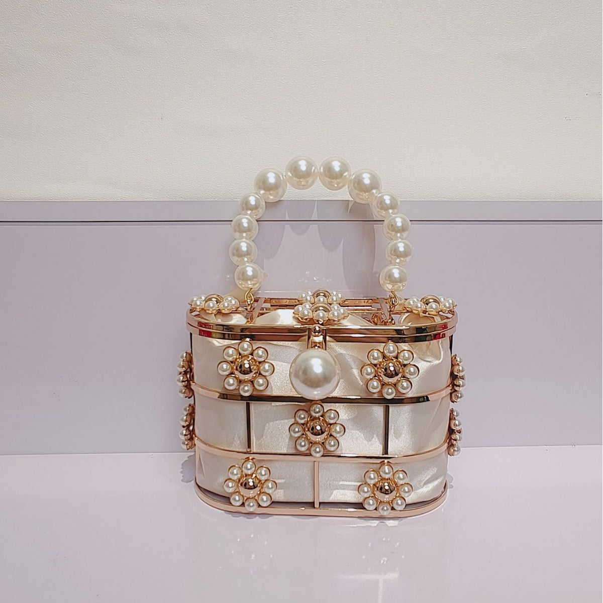 Women's French Niche Fashion Pearl Chain Summer Evening Bags