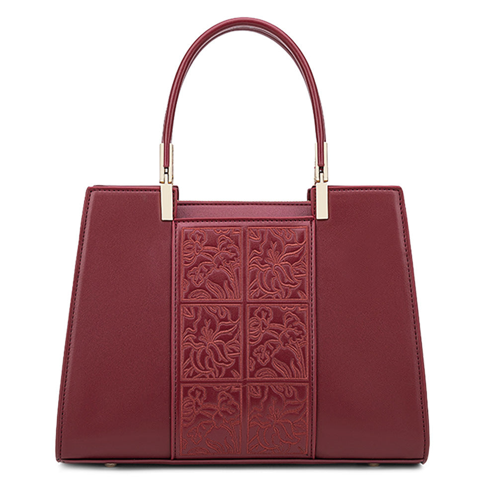 Women's Retro Large Capacity Mom Gift Premium Handbags