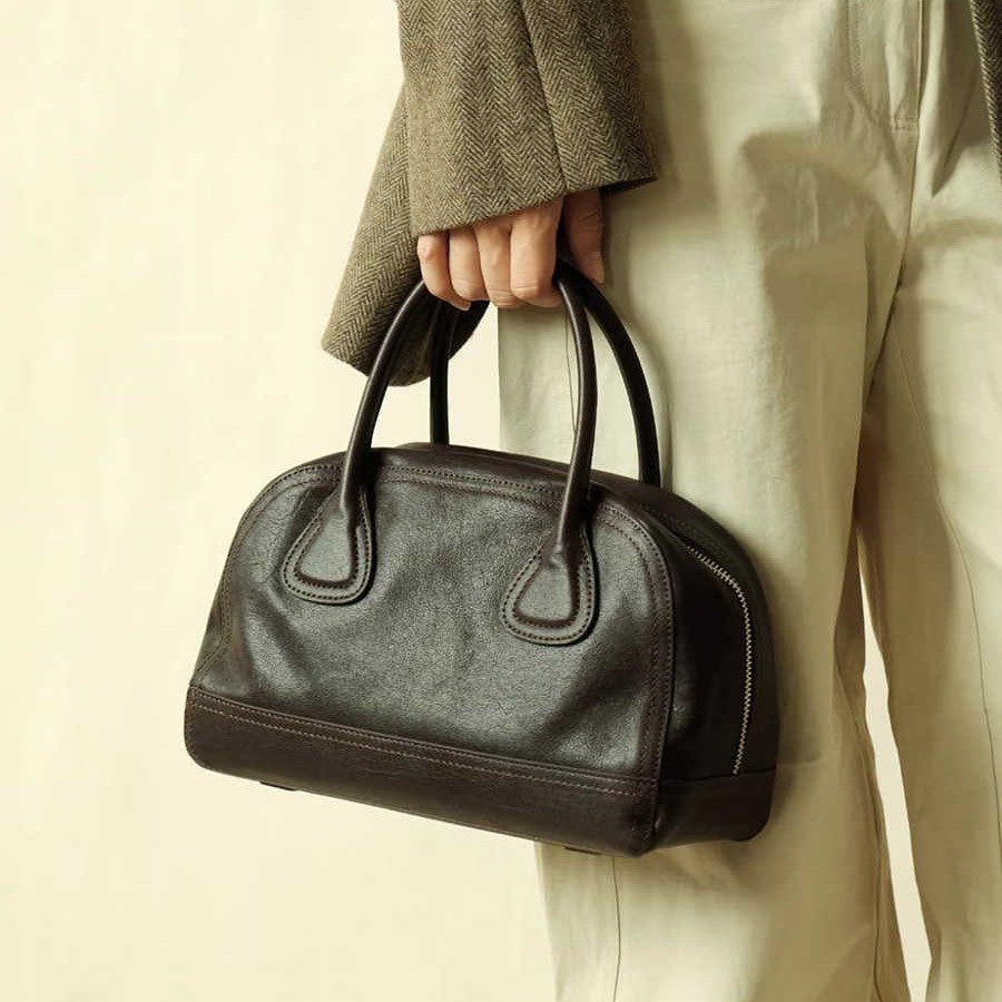 Niche Retro Portable Bowling Pillow High-grade Handbags