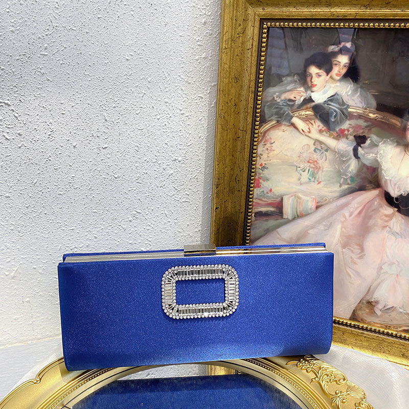 Women's Fashion Elegant Graceful Simple Rhinestone Dinner Crossbody Bags