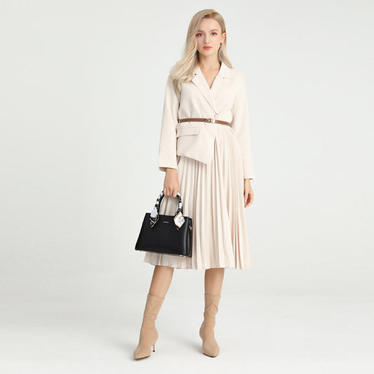 Bridal Wedding Fashion Large Capacity Cowhide Handbags