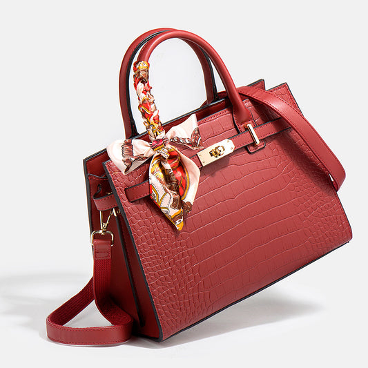 Women's Day Red Bride Wedding Large Capacity Handbags