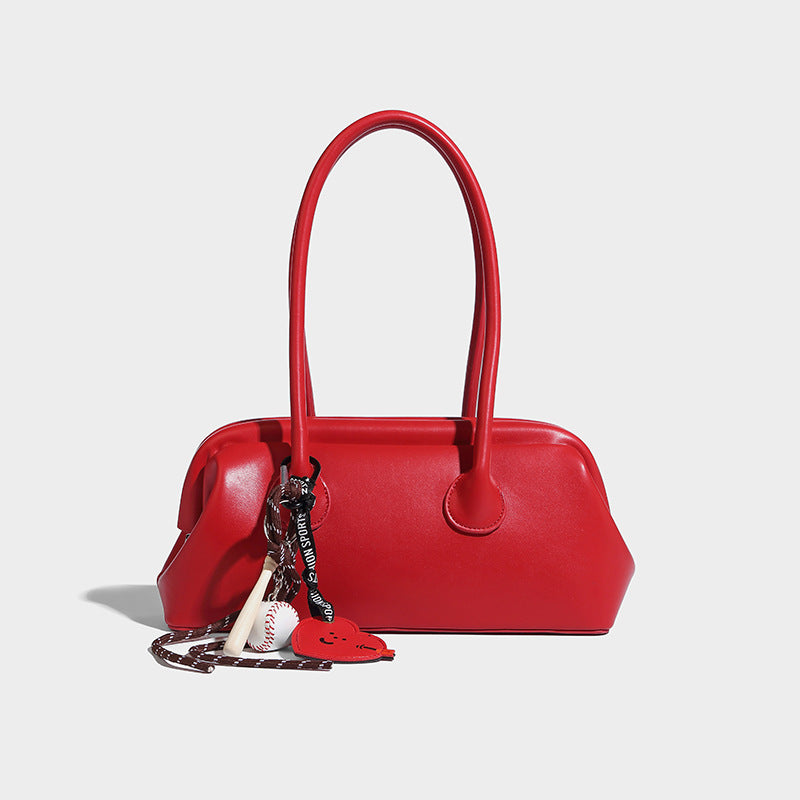 Design Fashionable Versatile Large Capacity Solid Shoulder Bags