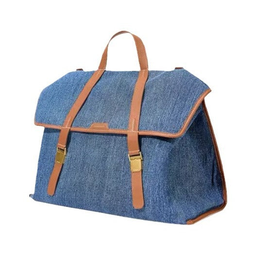 Women's Attractive Lu Mountain Has Denim Backpacks