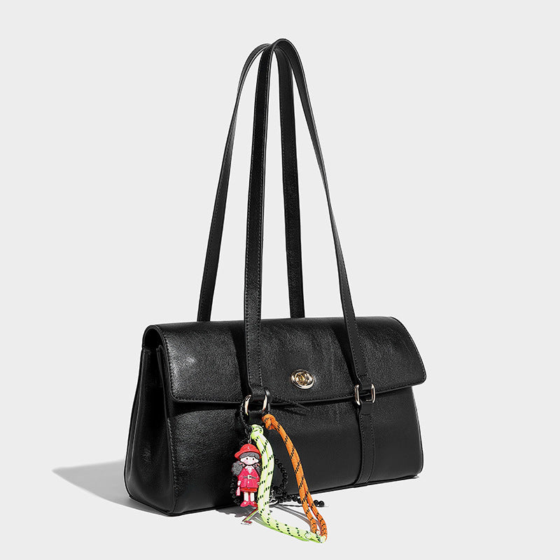 Style Retro Large Capacity Underarm High-grade Bead Pendant Shoulder Bags