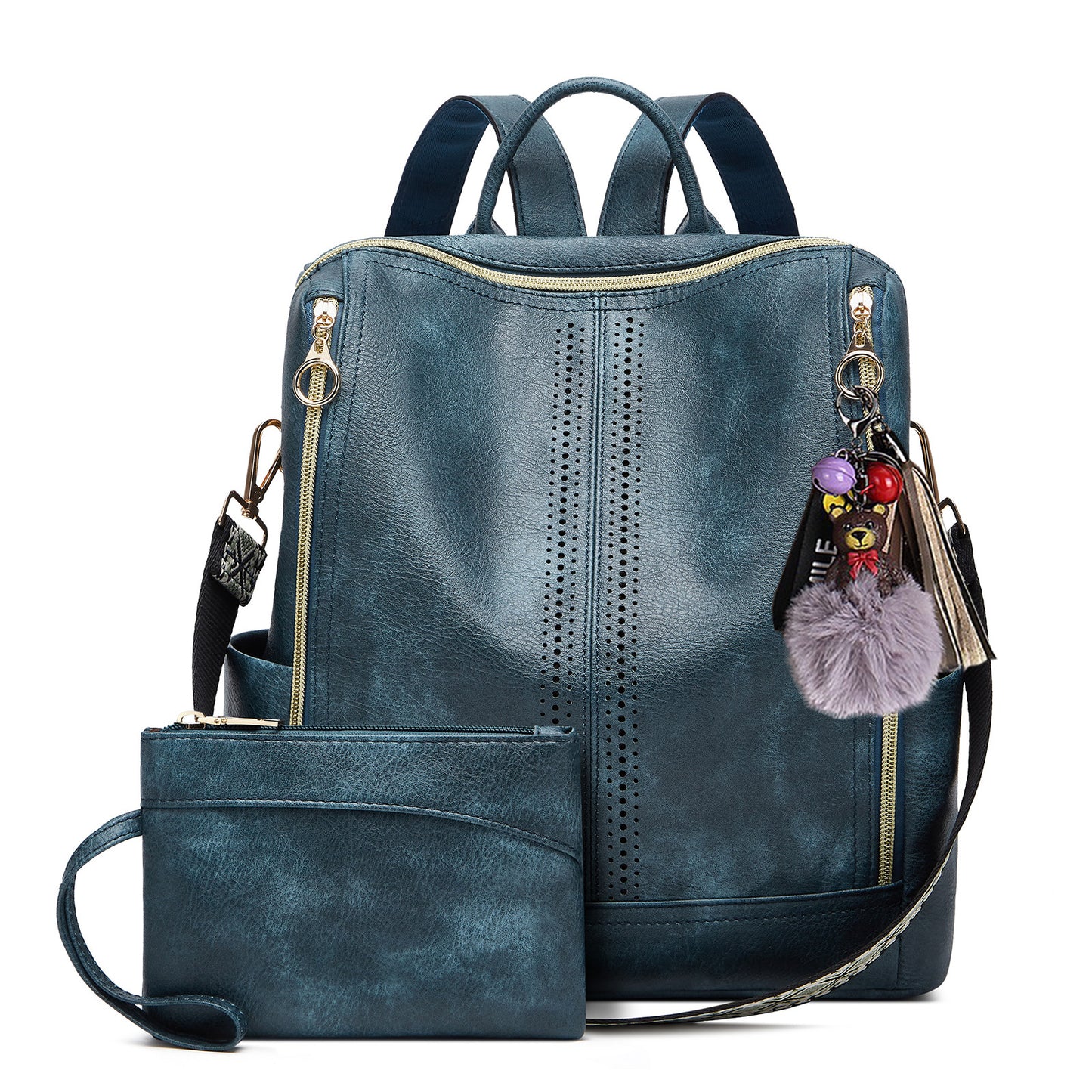 Popular Cool Women's Korean Soft Leather Backpacks