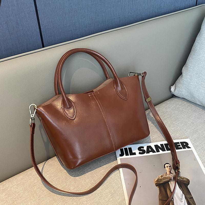 Fashion Glamorous Women's Genuine Large Capacity Handbags