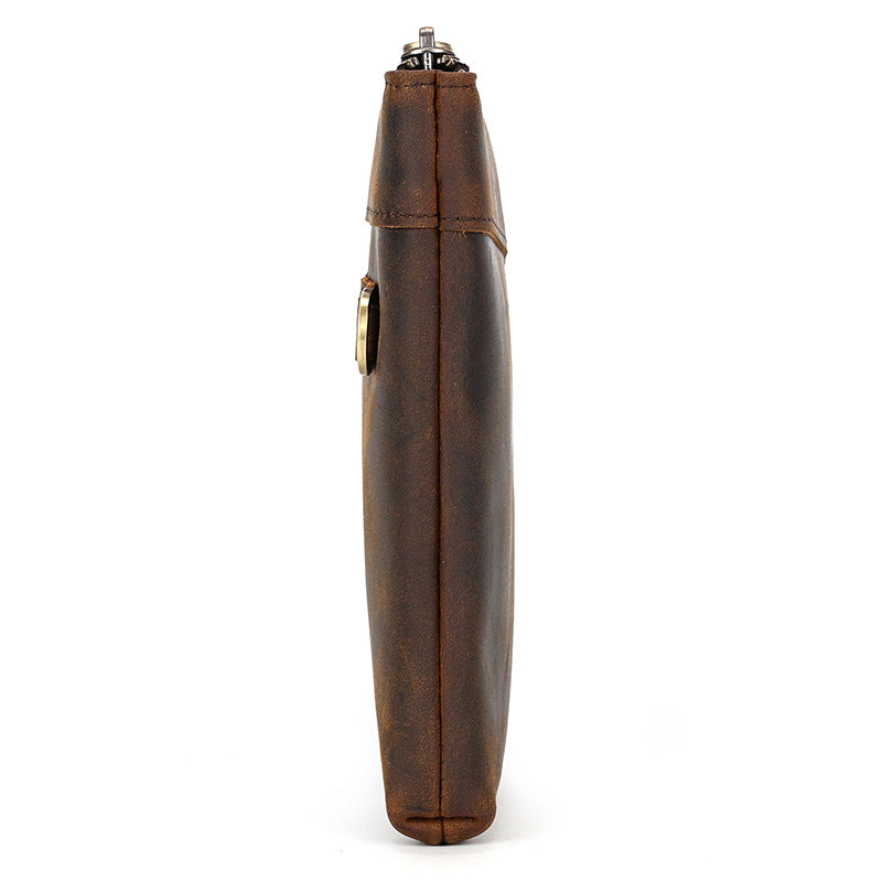 Men's Leather Clutch Retro First Layer Cowhide Men's Handbags