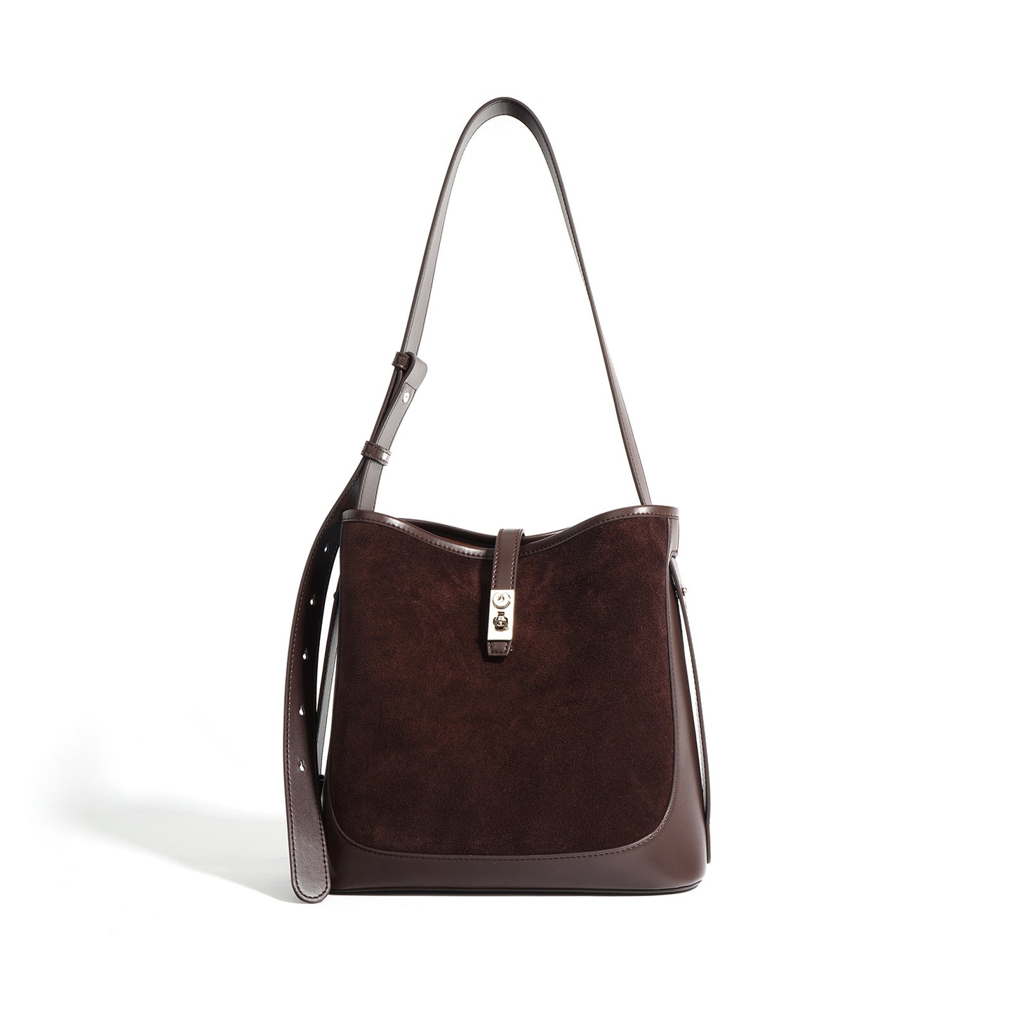 Cowhide Leather Simple Commute Large Capacity Shoulder Bags