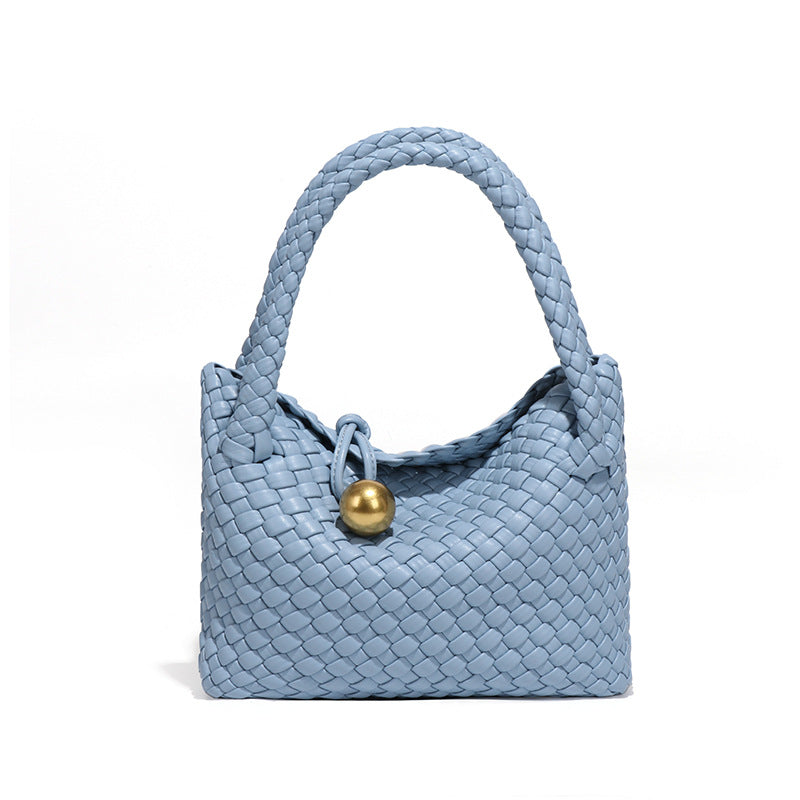 Women's French Style Woven Advanced Texture Handmade Bags