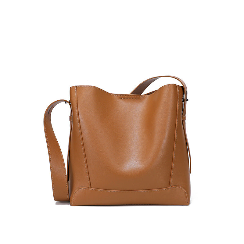 Women's Genuine Leather High-grade Large Capacity Versatile Shoulder Bags