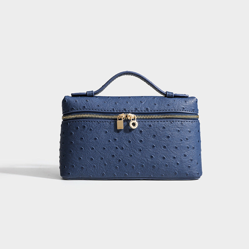 Women's Leather Kelly Box Gold Button Light Shoulder Bags