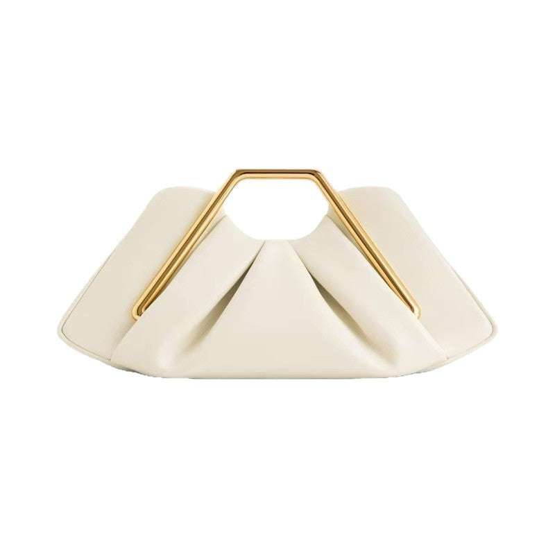 Female Cloud Pleated Underarm Design Advanced Texture Handbags