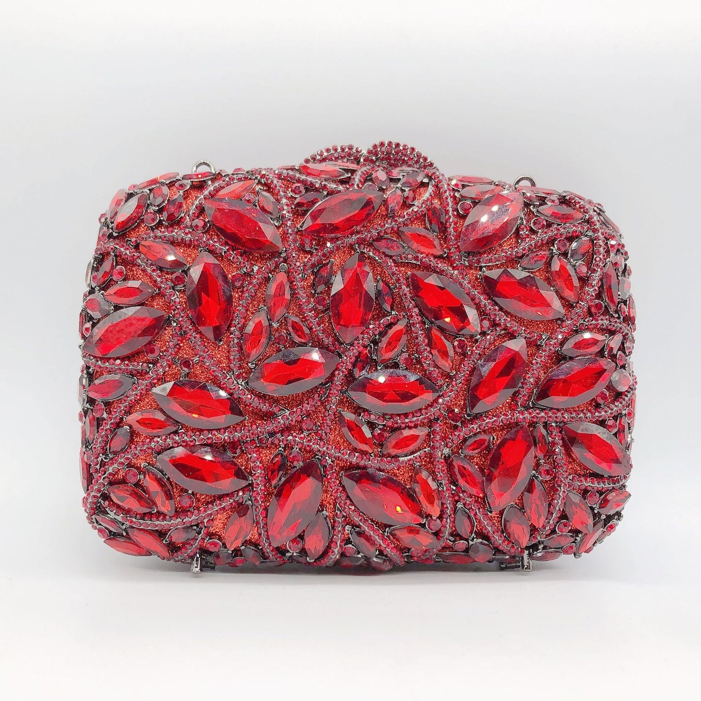 Women's Strictly Selected Diamond Banquet Clutch Glass Bags
