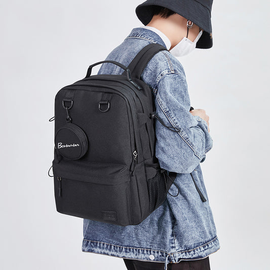 Men's Large Capacity Canvas Business Computer Backpacks