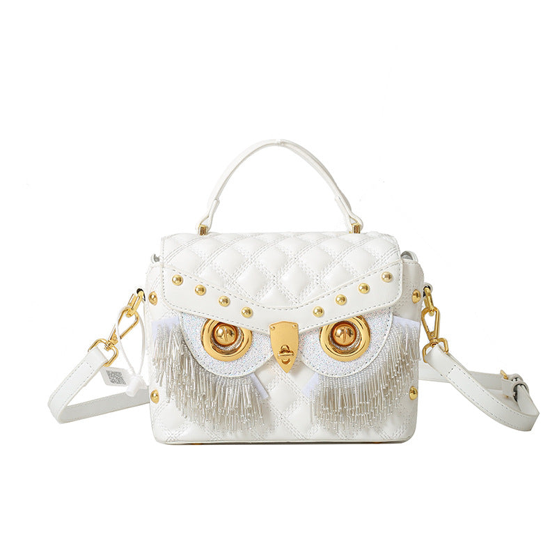 Women's Personality Owl Fashion Rhinestone Style Diamond Shoulder Bags