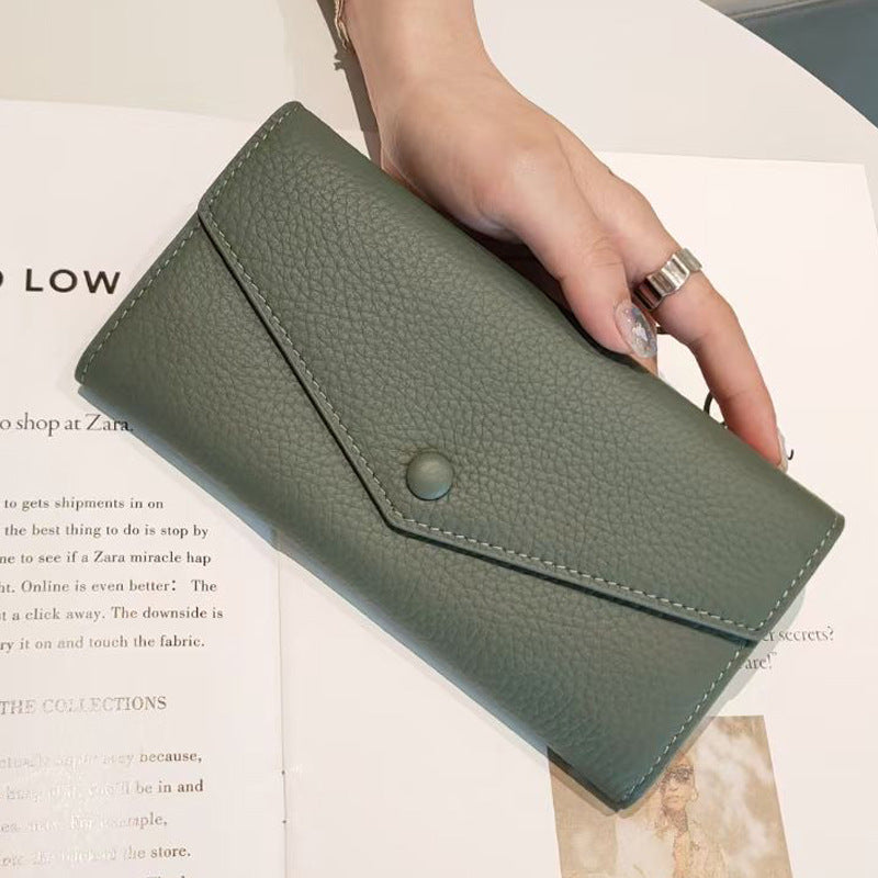 Women's Genuine Leather Short Cowhide First Layer Ladies Wallets